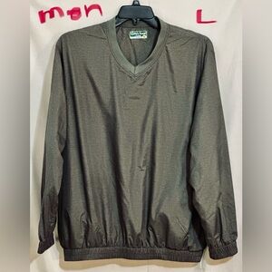MENS GREEN PULLOVER GOLF ⛳️ JACKET W/POCKETS
